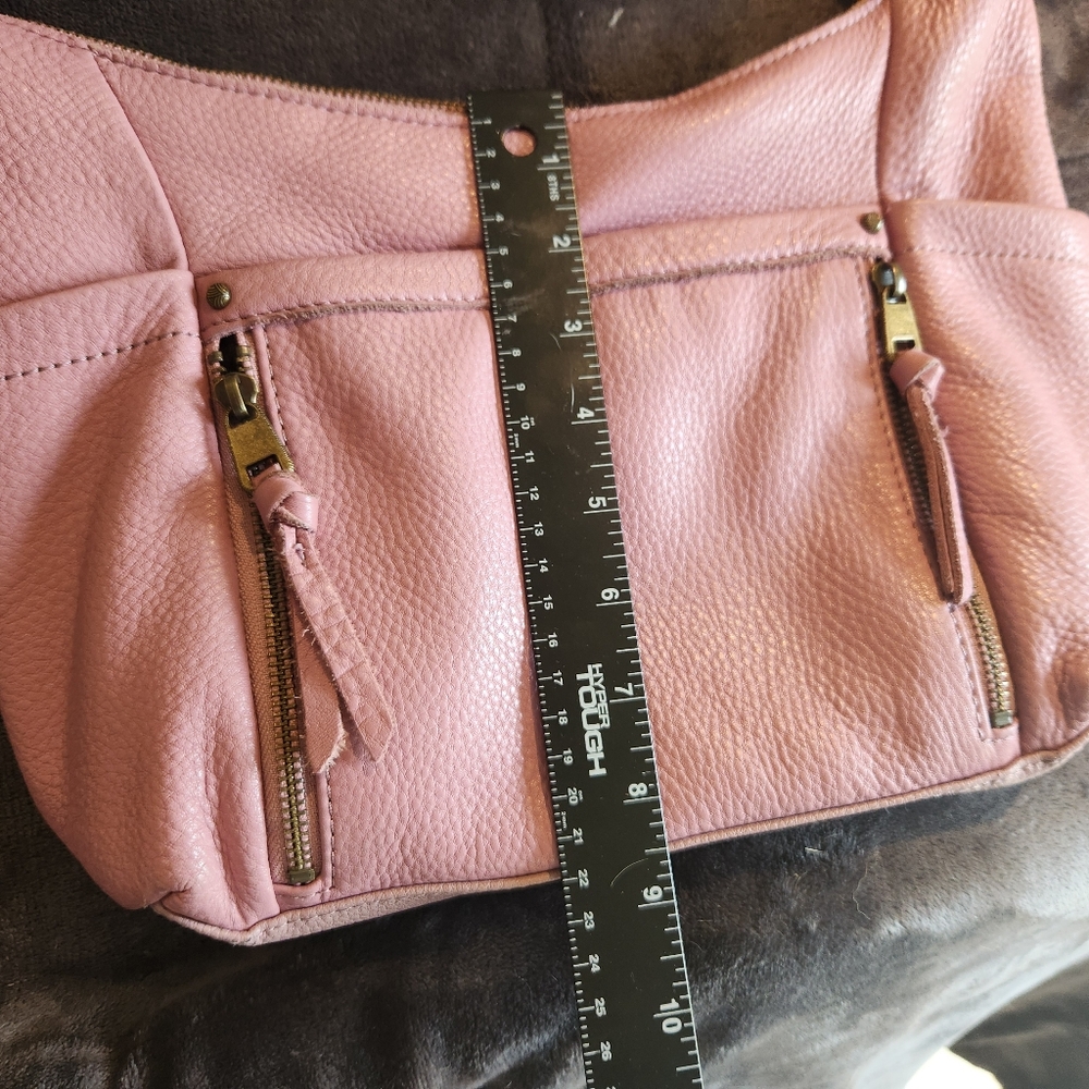 Sac Collection, Elegant Pink Leather Shoulder Bag. Like New - Picture 9 of 9